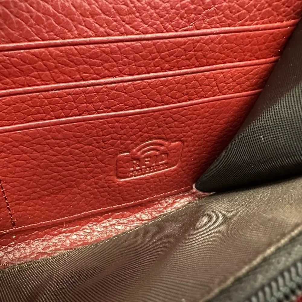 RFID Protection Wallet Rafa Red Wallet NWOT - Picture 4 of 8